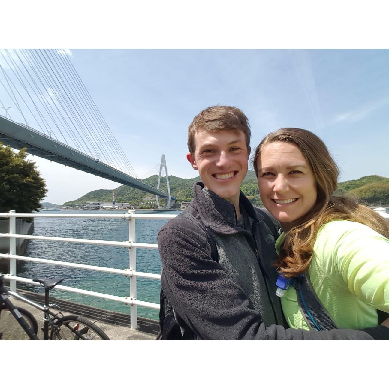Bike riding in Japan