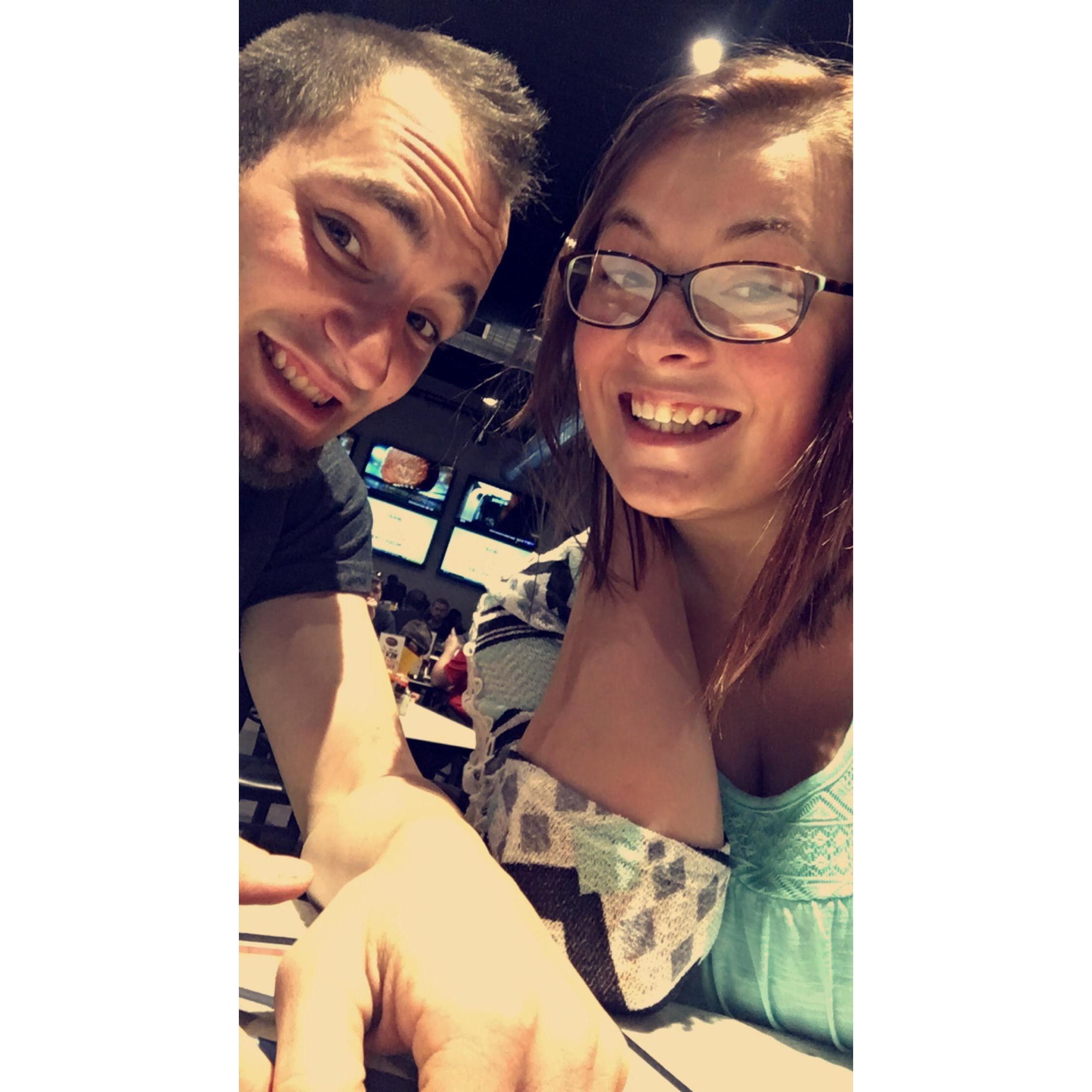 Our first picture together