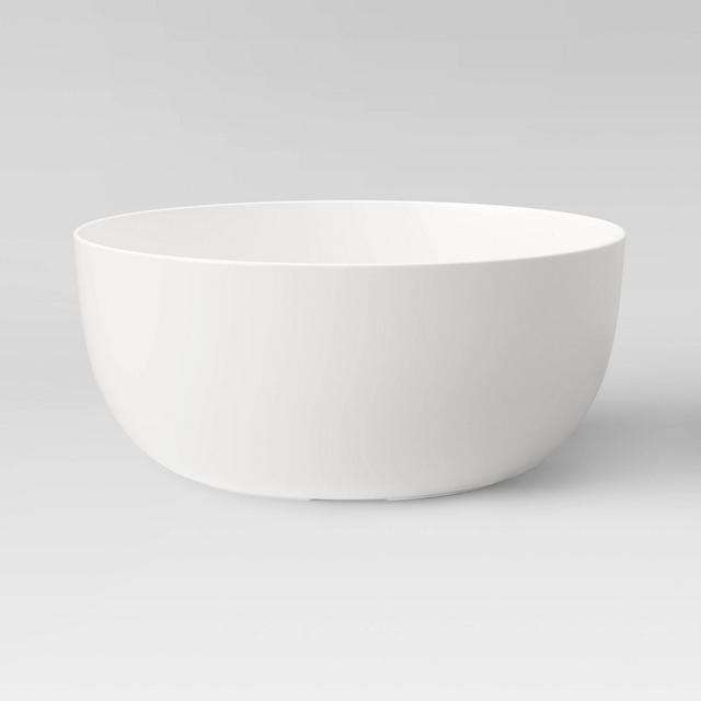 147oz Plastic Serving Bowl Cream - Made By Design™