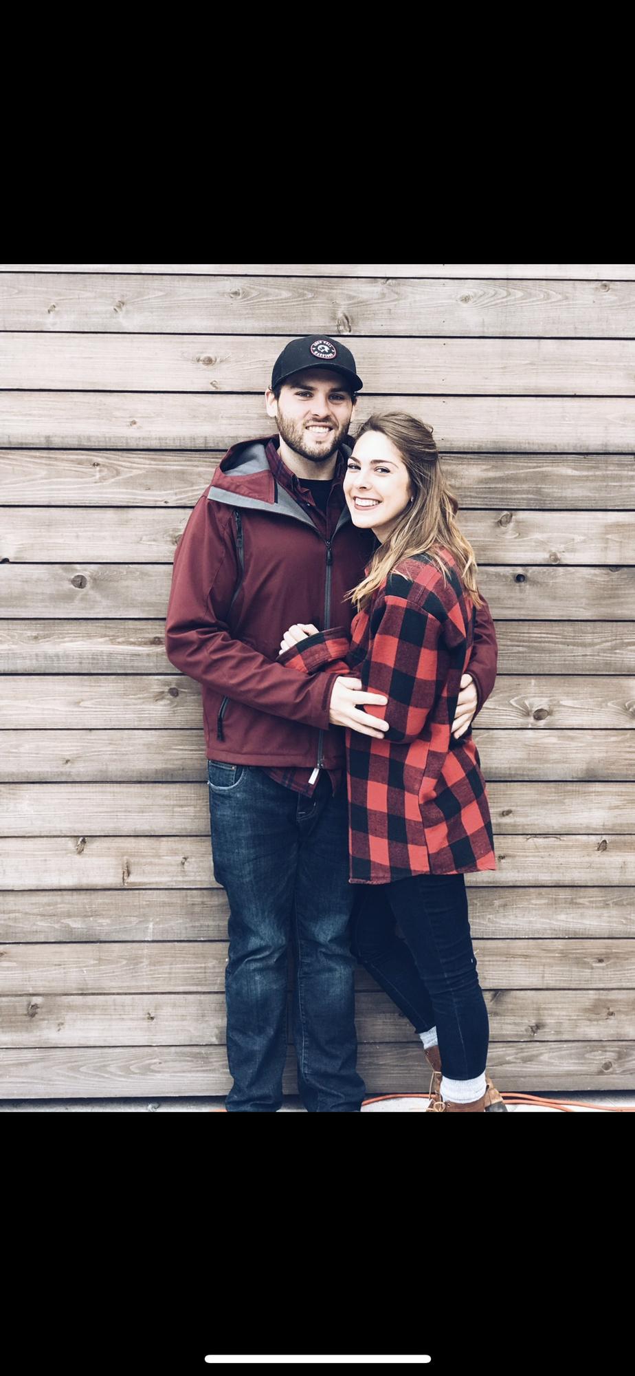 Our first official picture together and the day we got to see Farewell Milwaukee playing at Unmapped brewery. Also became Alex’s profile pic on Facebook a couple times