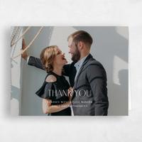 White Wedding Thank You - Terian Portrait