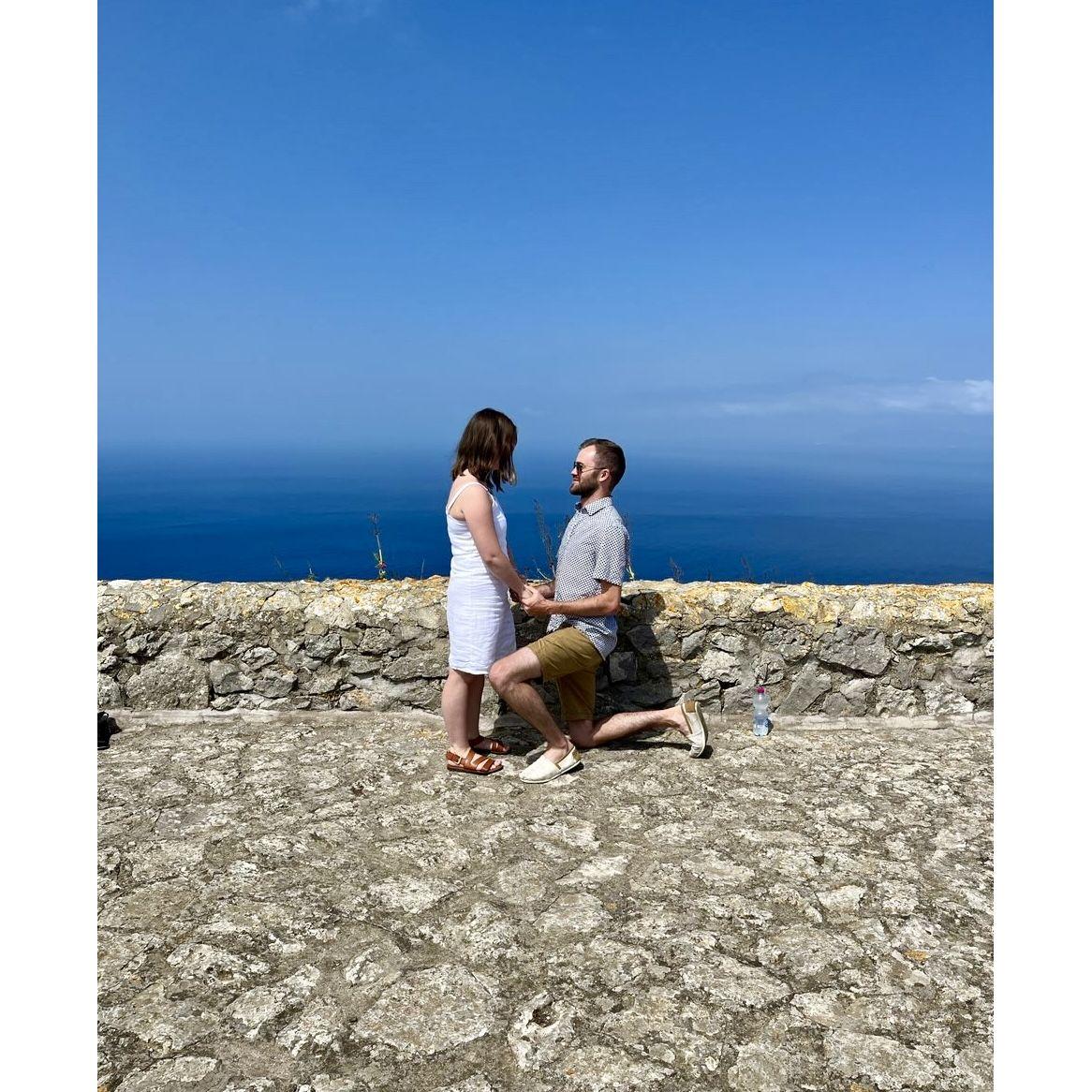 Our engagement in Anacapri, Italy, August 16, 2022