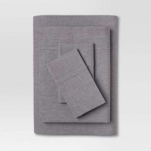 Vintage Wash Chambray Sheet Set - Threshold™