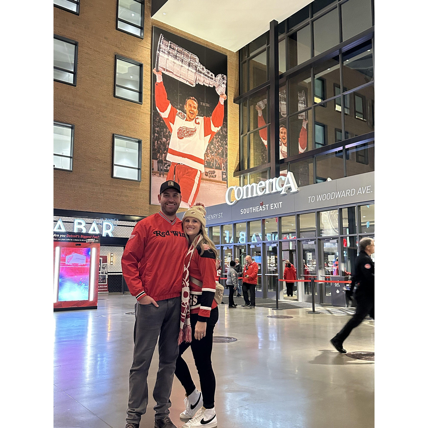 Evan's first Red Wings game at LCA - December 2023