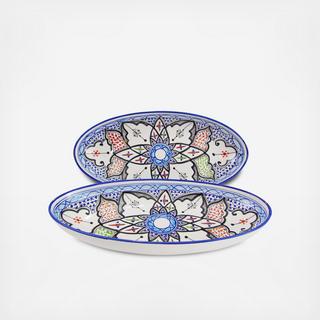 Tibarine Large Platter, Set of 2