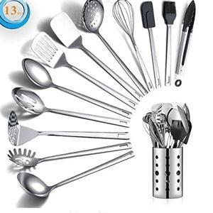 Stainless Steel Cooking Utensils 13 Piece Set