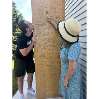 Daniel makes the door!