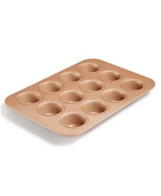 Martha Stewart Collection - Nonstick Champagne 12-Cup Muffin Pan, Created for Macy's