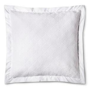 Matelasse Euro Pillow - White - Fieldcrest™