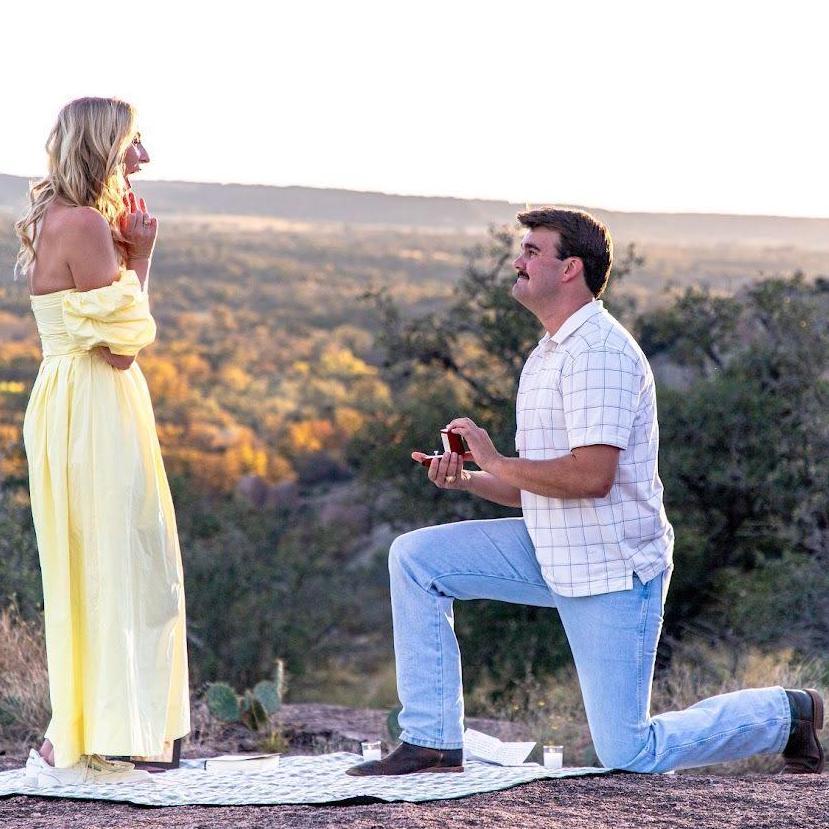 11/22/24: The best day of our lives before July 11! Jeff proposed to Lainie at Enchanted Rock in Fredericksburg, Texas!
