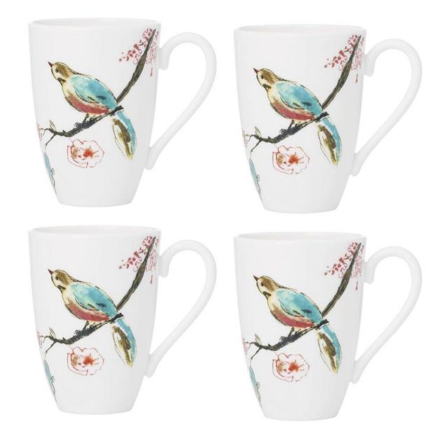 Lenox 897261 Chirp Mugs, Set of 4
