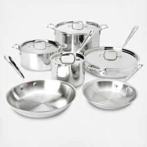 d3 Cookware Set, Tri-Ply 10 Piece