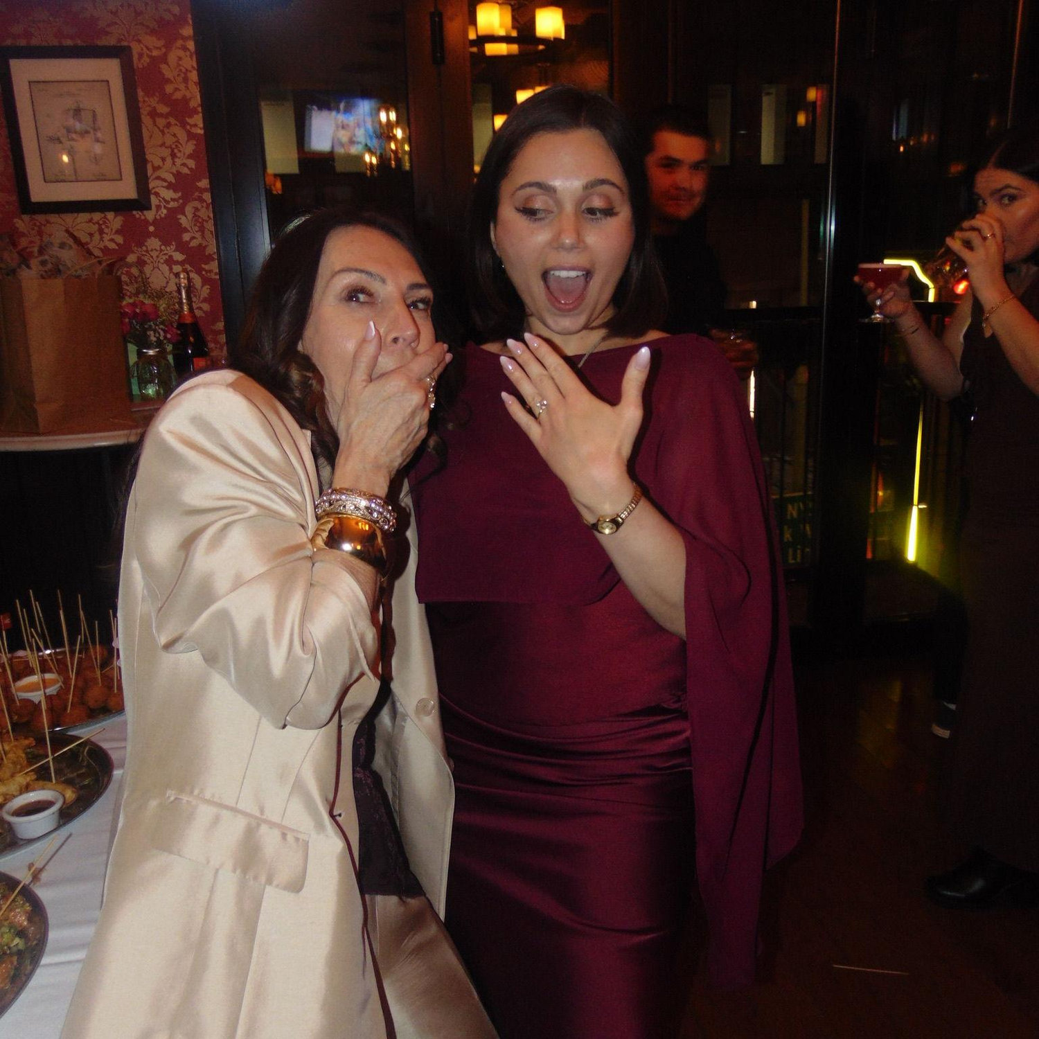 The night we got engaged!