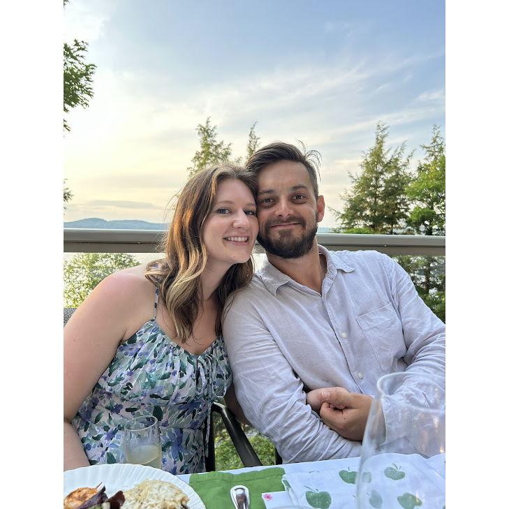 Engagement party with the Southcotts celebrating us + Michelle & Geoff. Huntsville, ON - August 2024.