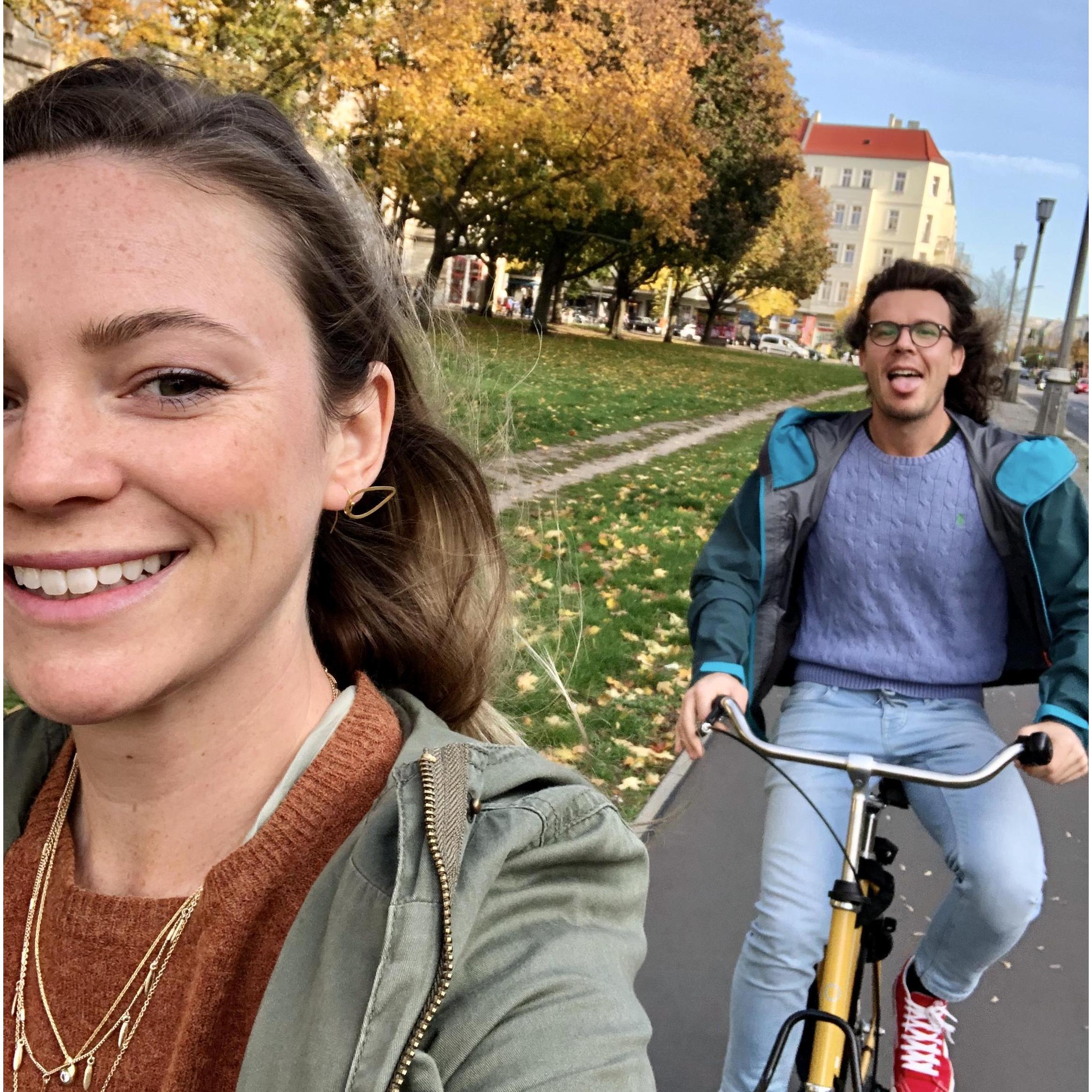 Biking in Berlin