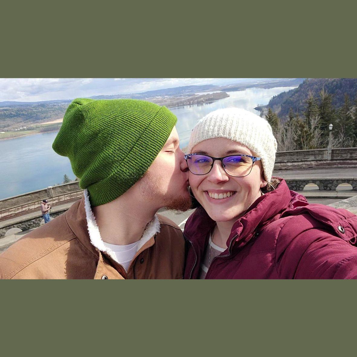 The Vista House at Crown Point: we saw it across the river one day, then Austin found it and drove us there!