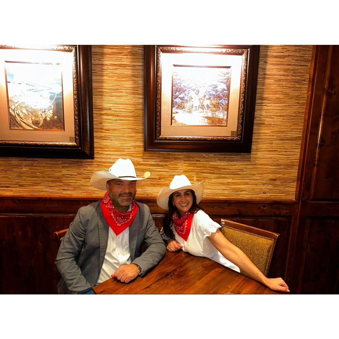 Our first in person date!