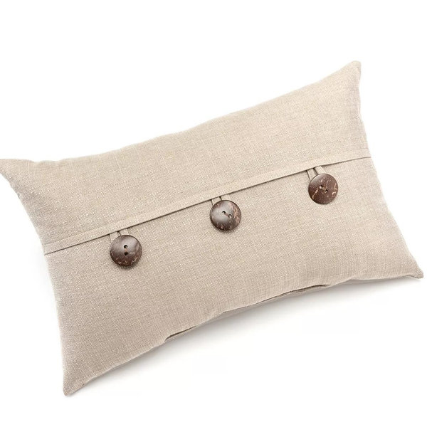 Sonoma Goods For Life® Dynasty 15" x 24" Throw Pillow - New Linen, 15X24