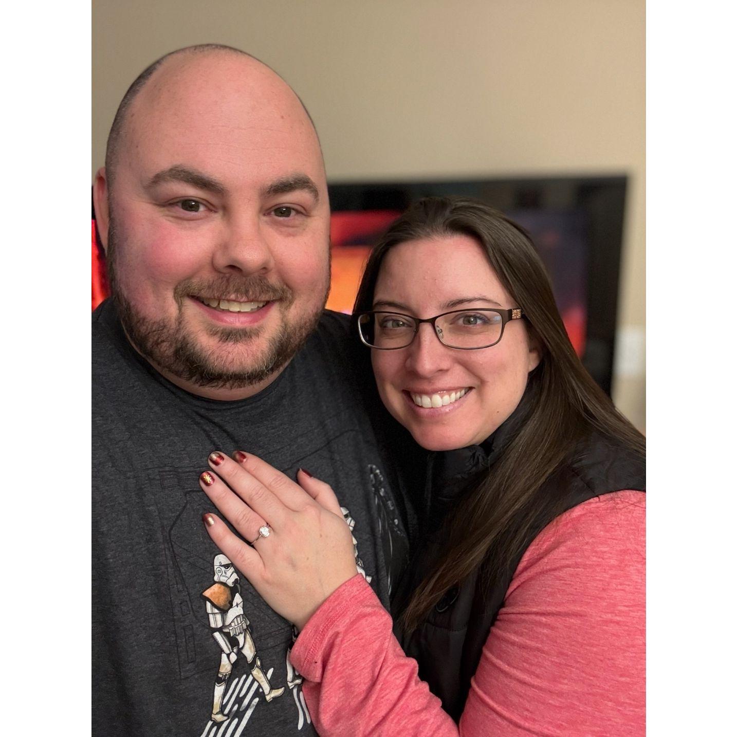 She said yes!