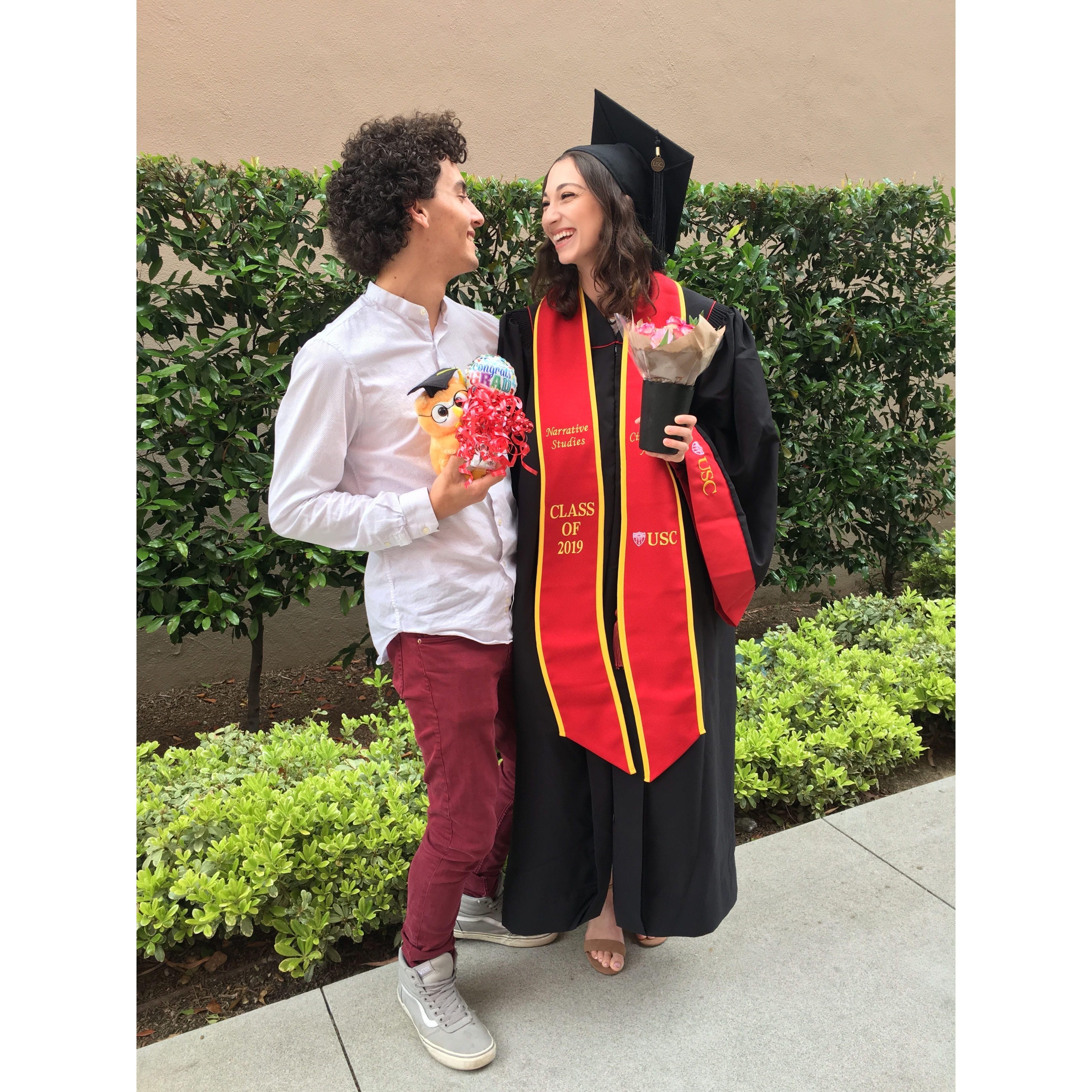 Lindsay's graduation - Fight on!
