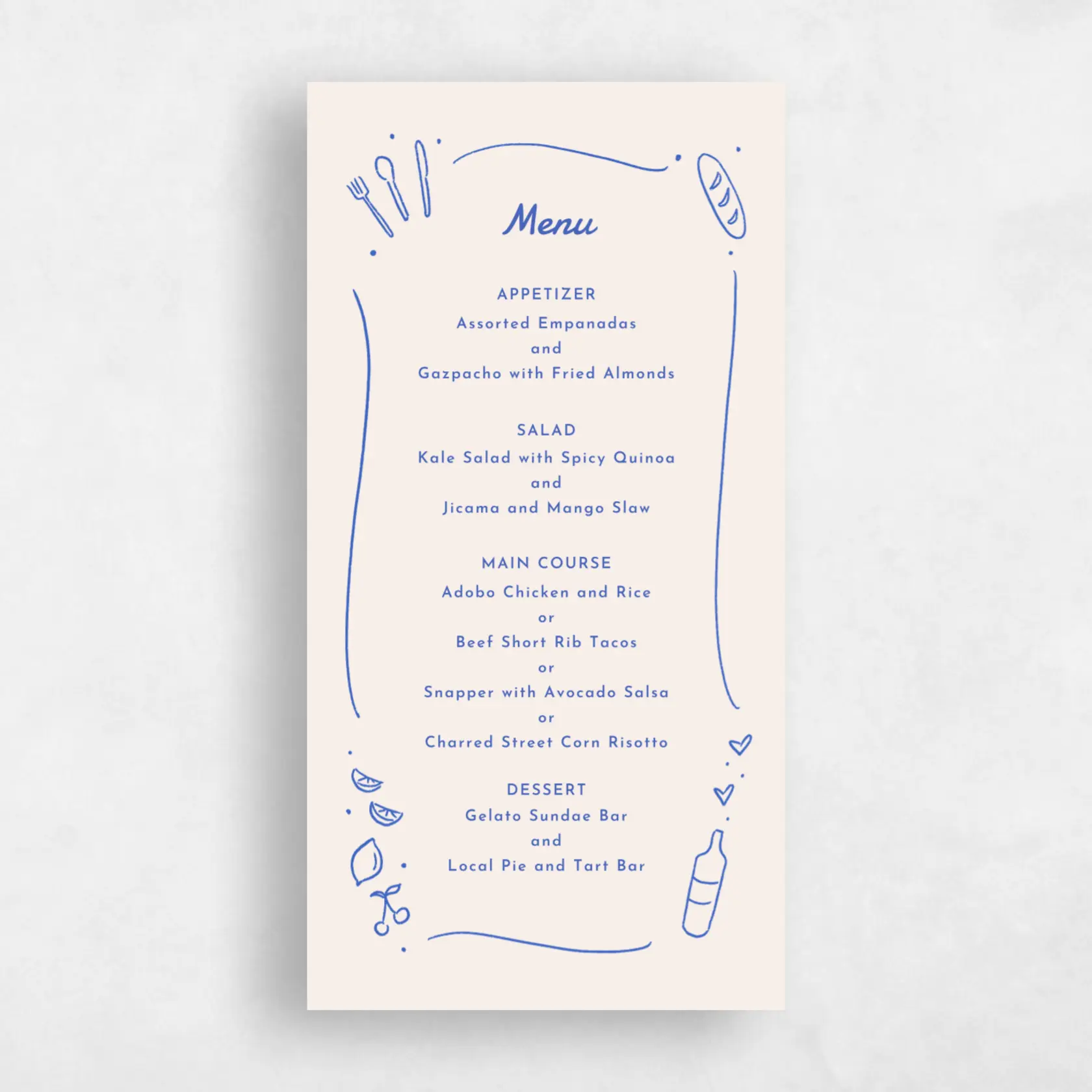 Menu - Aubrey preview