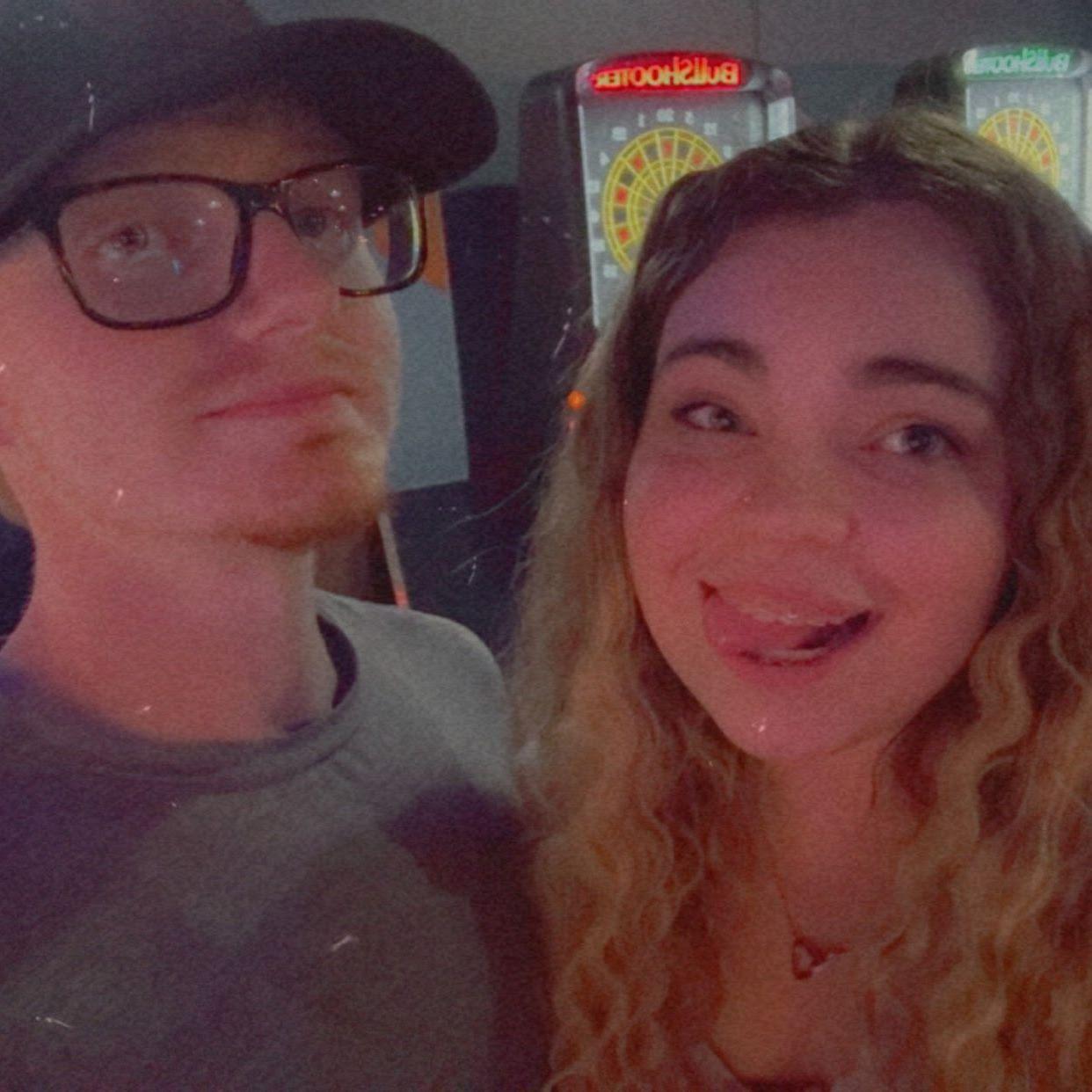 Does he look tired of me in this pic? ;)