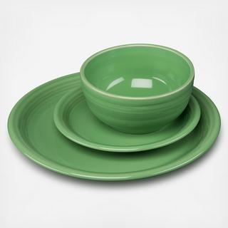 Bistro Coupe 3-Piece Place Setting, Service for 1