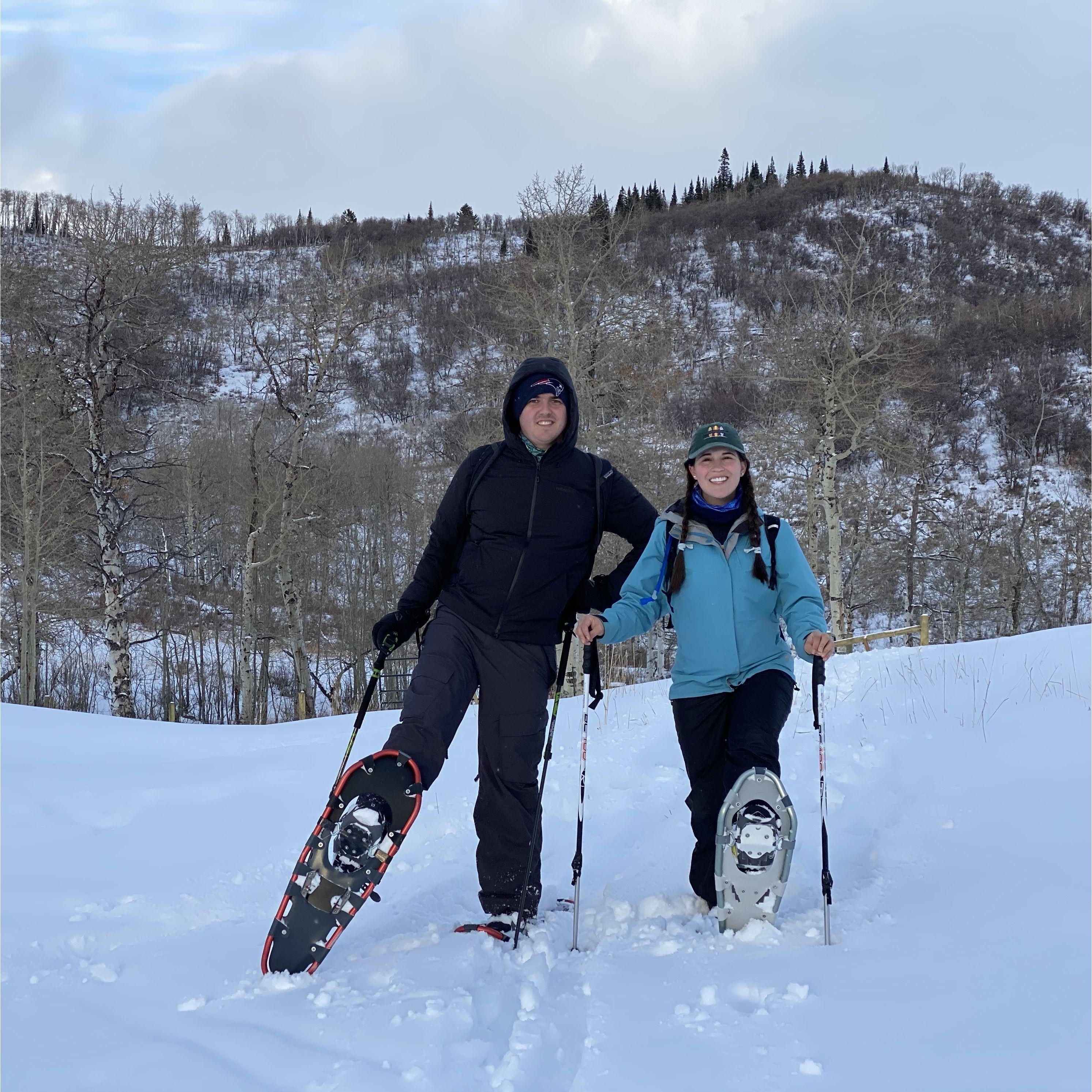 snowshoeing in Steamboat