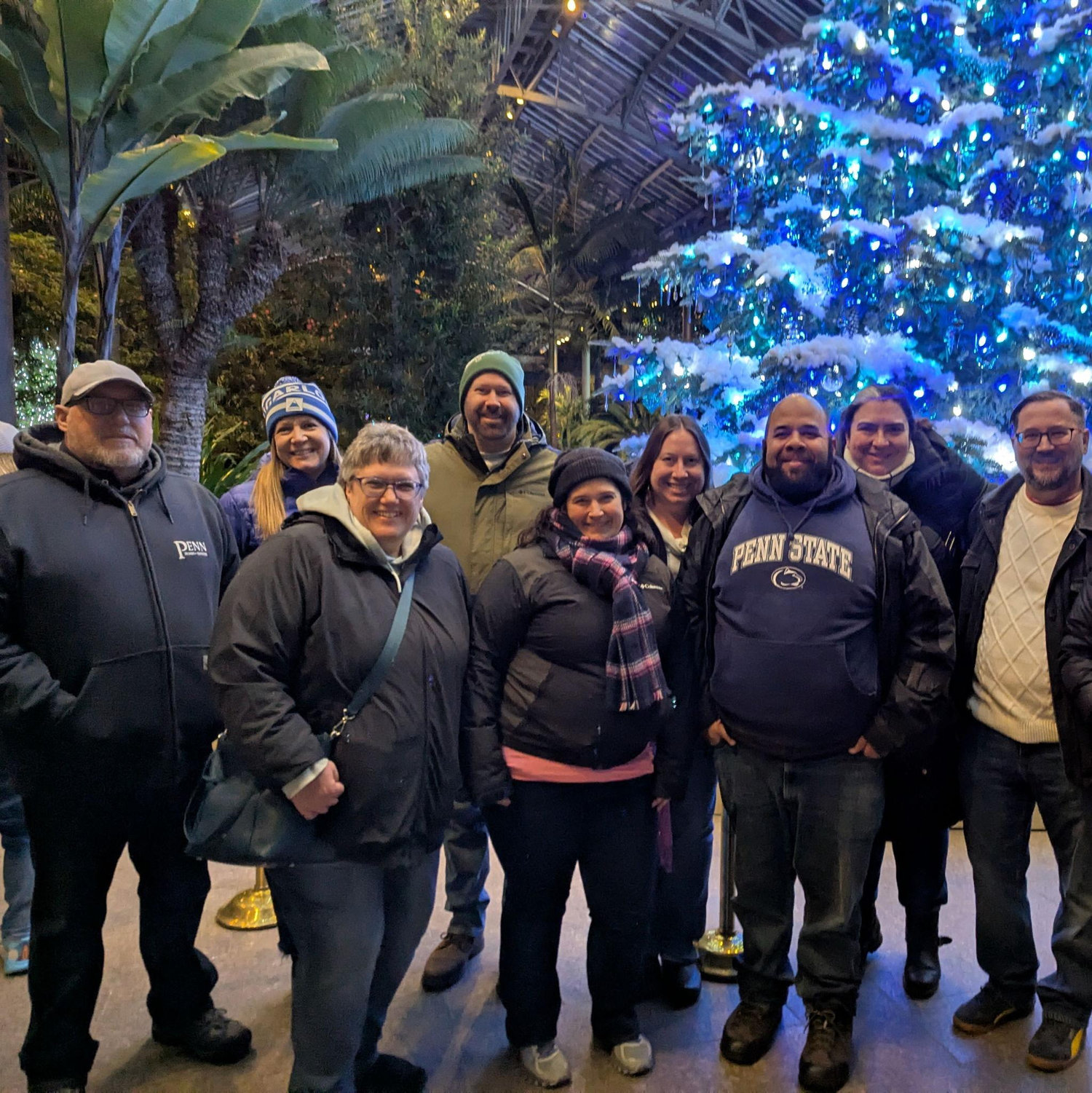 Annual Longwood Gardens holiday friends gathering