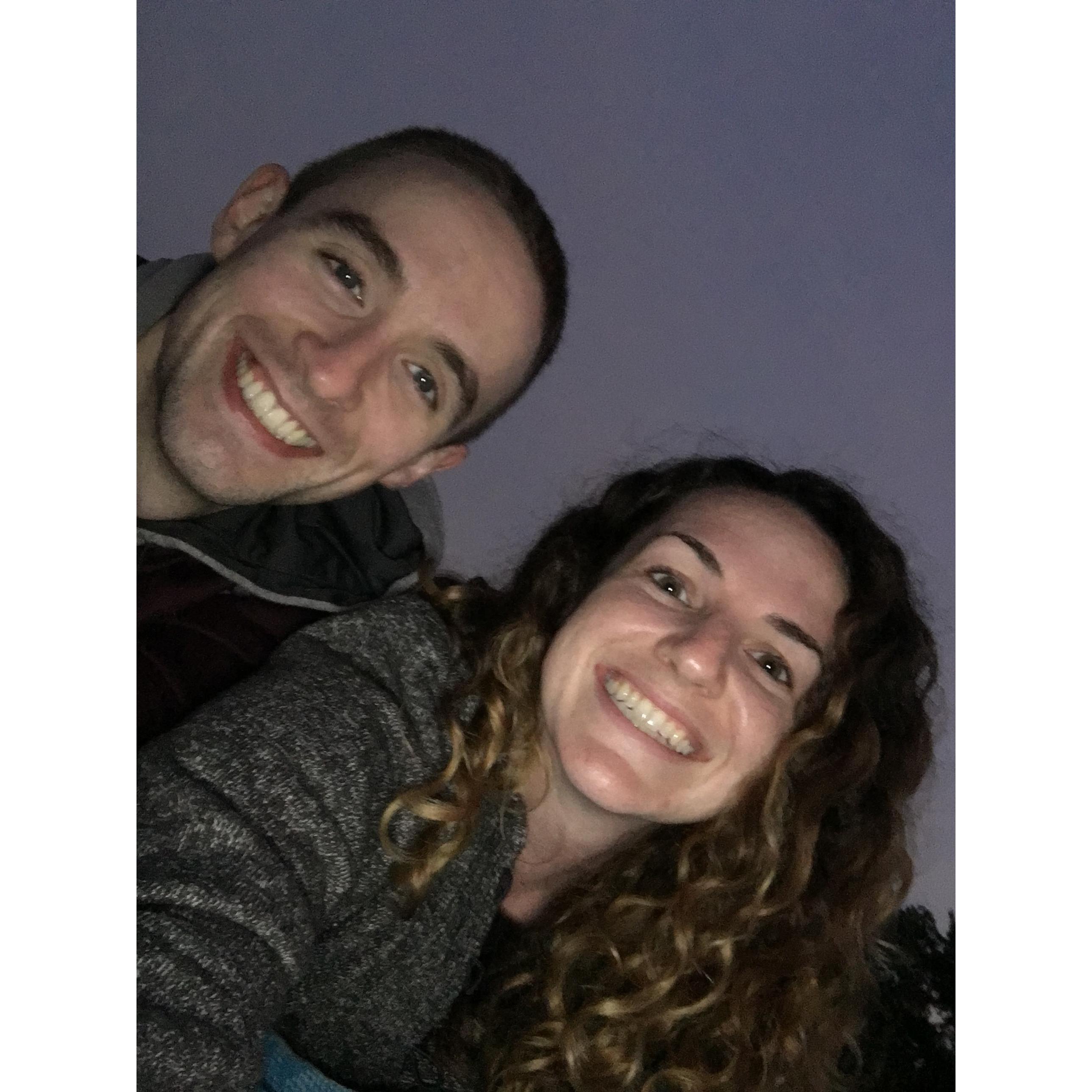 The fireworks weren't just in the sky that Fourth of July! Also Chris got a bug stuck in his ear, don't worry we were able to get it out.