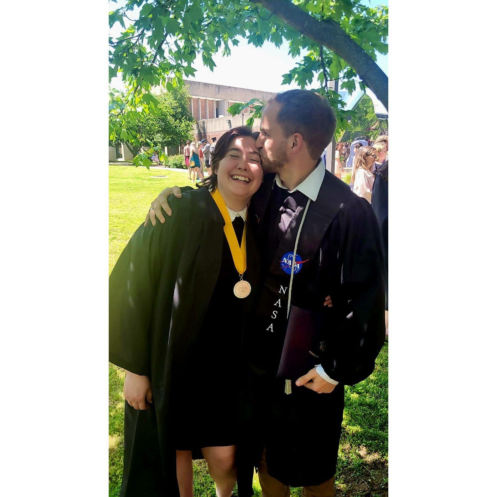 We both graduated from JBU this past May.