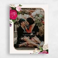 Beige Wedding Save the Date - Eleganza Photo