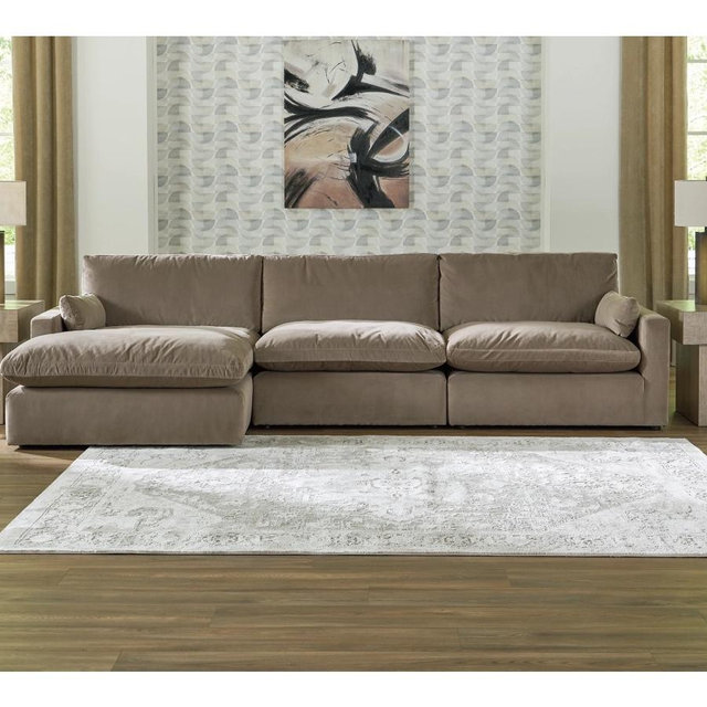 Sophie 3-Piece Modular Sofa with Chaise (Left arm facing)