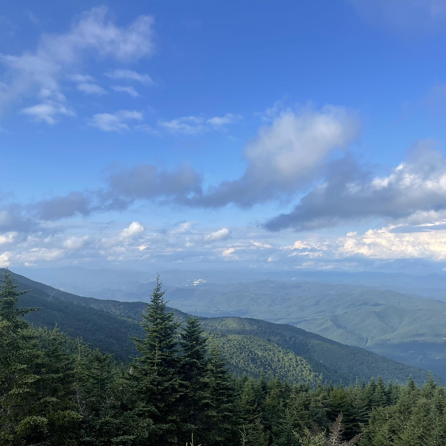 One of our first dates, before we became a couple, at Mt. Mitchell.
-07-22-23-