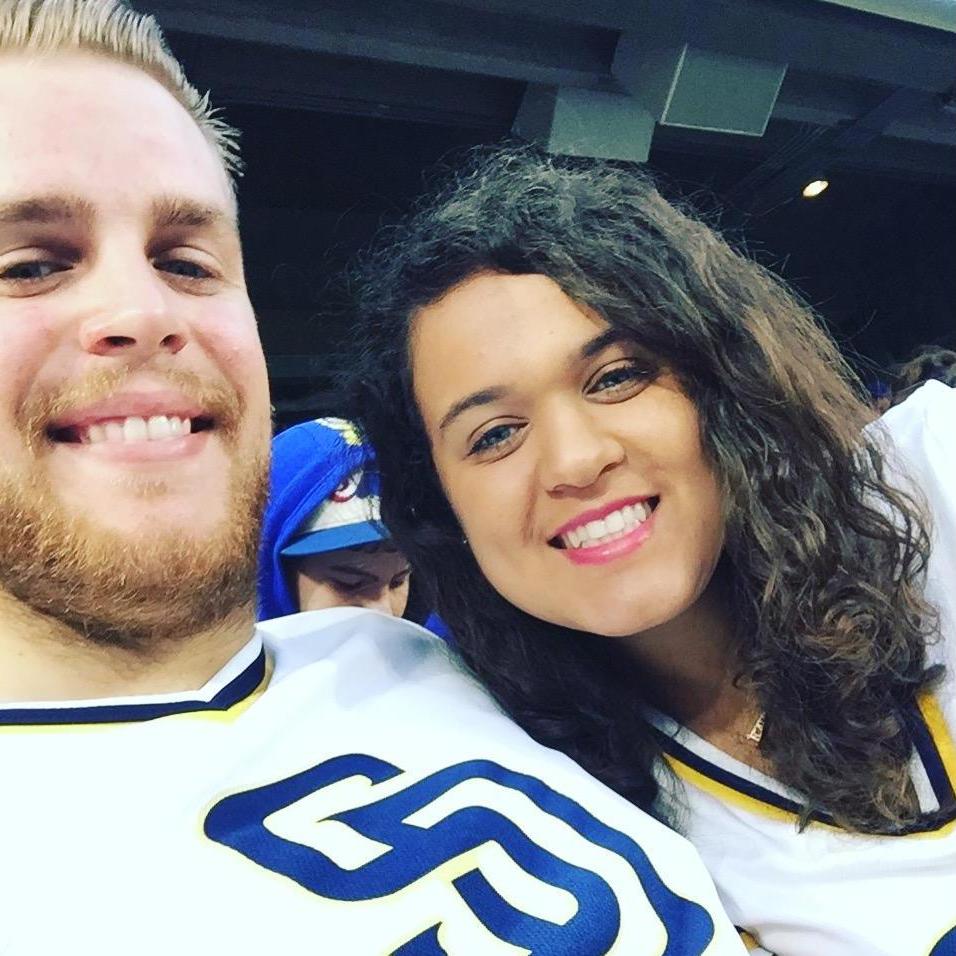 Maya's first MLB game!