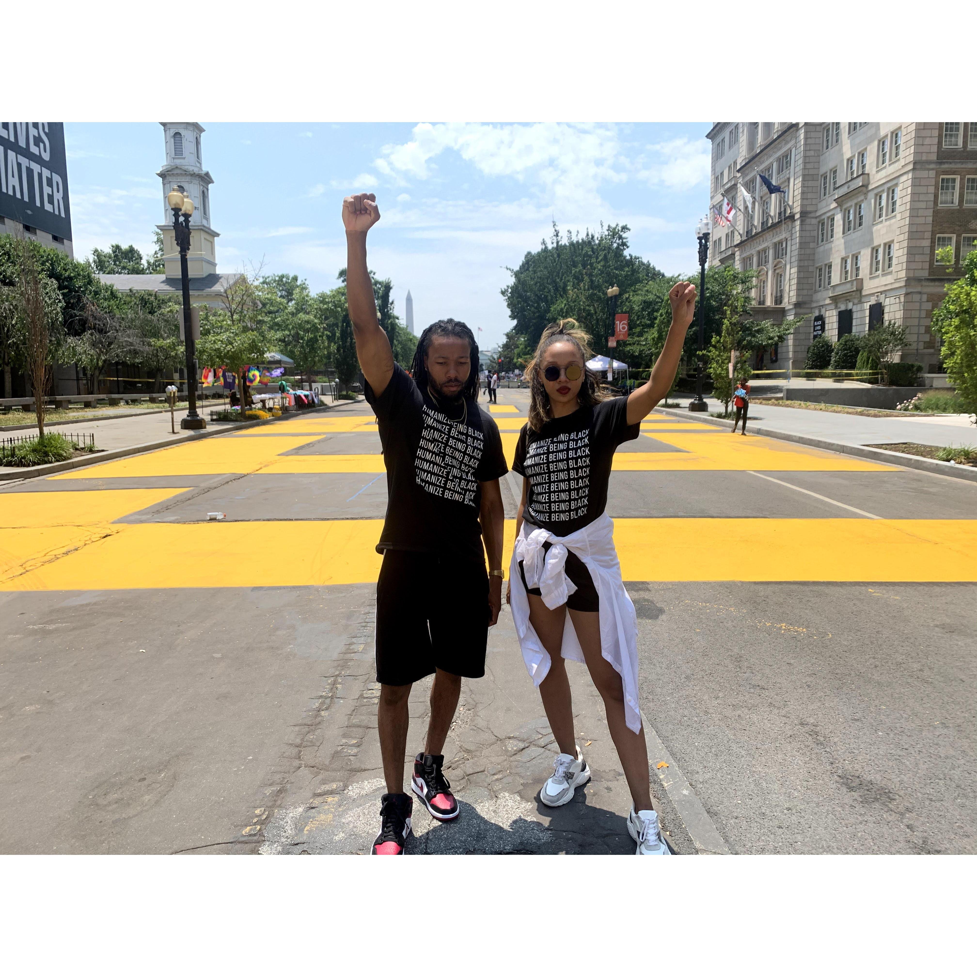 Showing Our Respect for the cause. #BlackLivesMatter