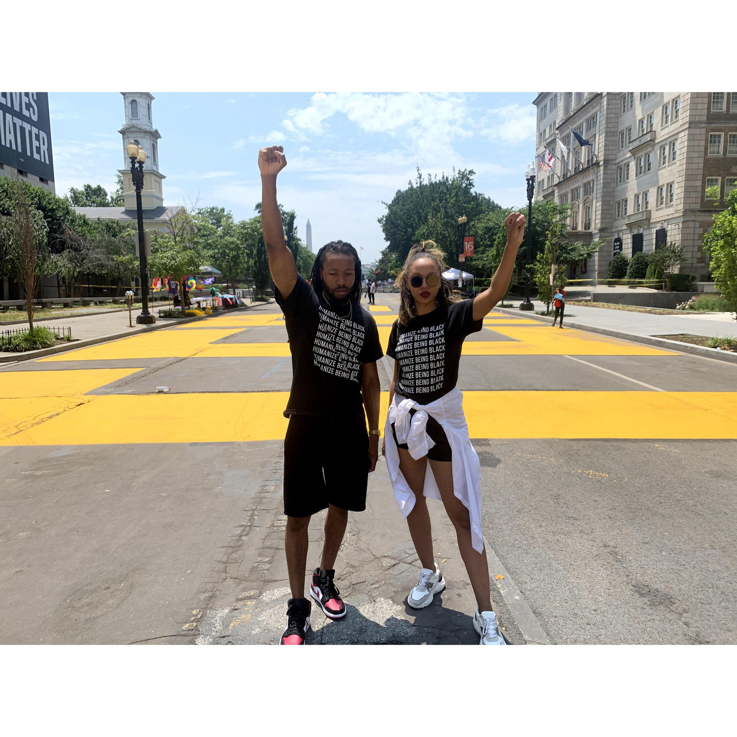 Showing Our Respect for the cause. #BlackLivesMatter