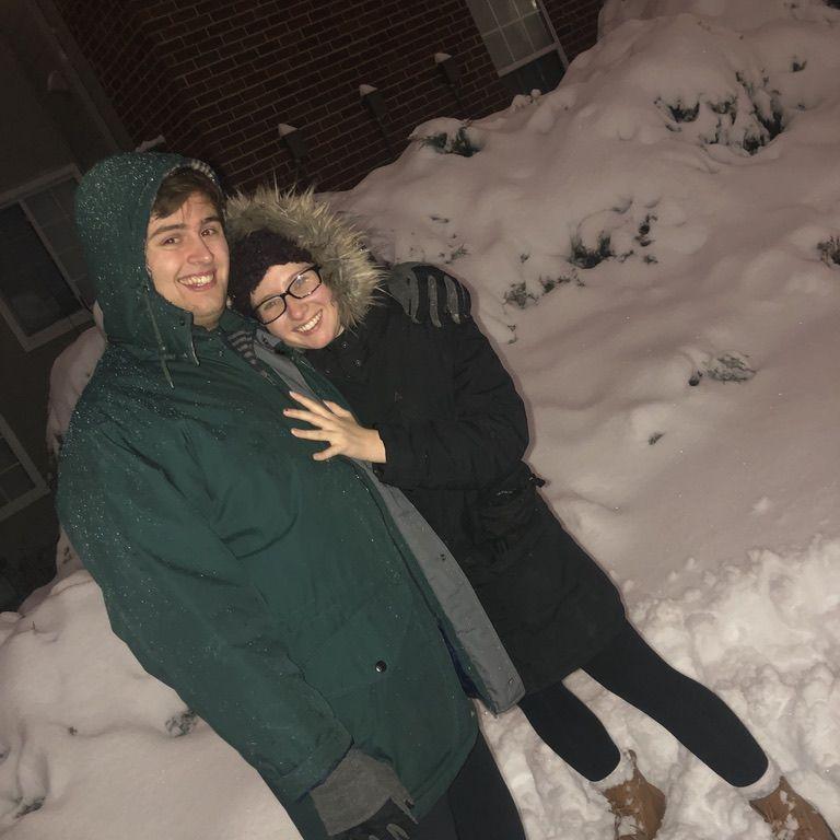 Our first picture while dating