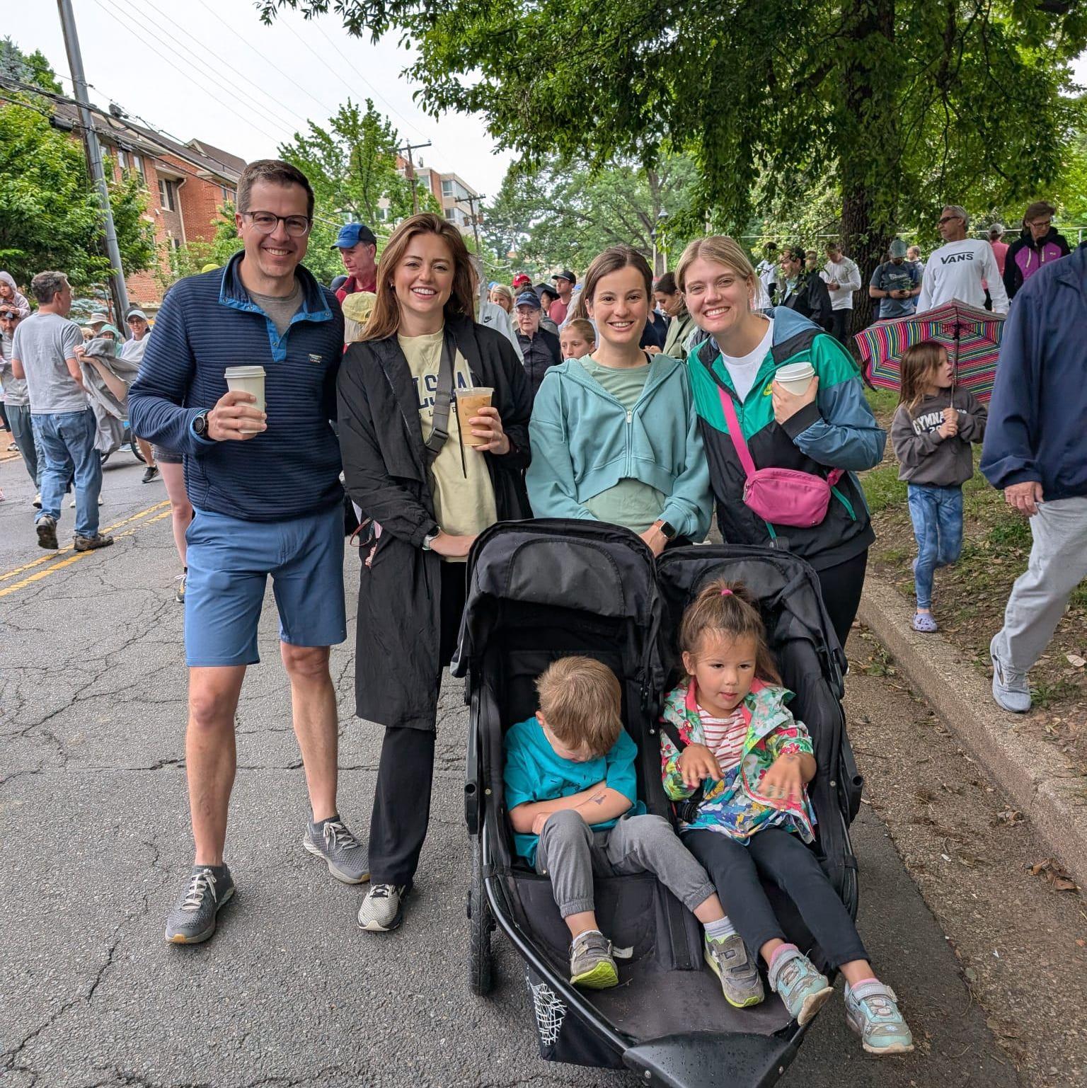 Falls Church 3K with The Glyers and Kiki!