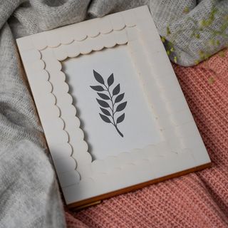Flower Resin Picture Frame