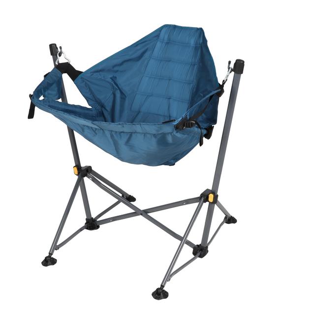 Ozark Trail Camping Reclining Hammock Chair, Blue and Gray
