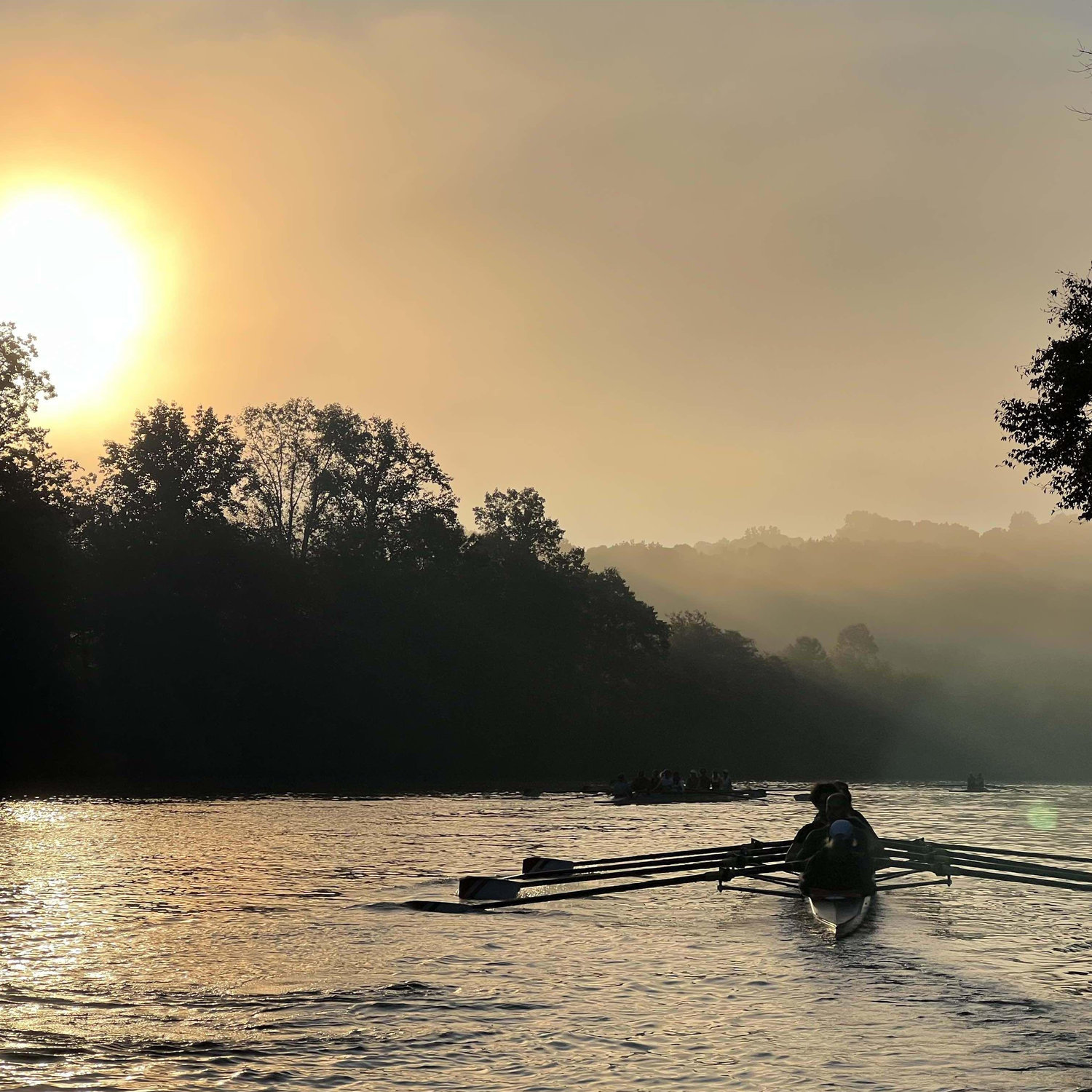 Rowing on the Chattahoochee River has become a large part of both Bryce and Zack's lifestyle in Georgia.
