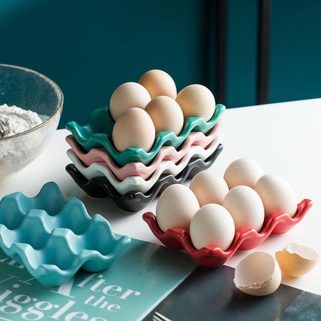 Creative ceramic egg trays-Vintage-styled...