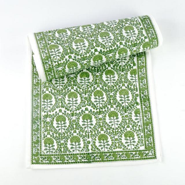 Caroline Green Table Runner
