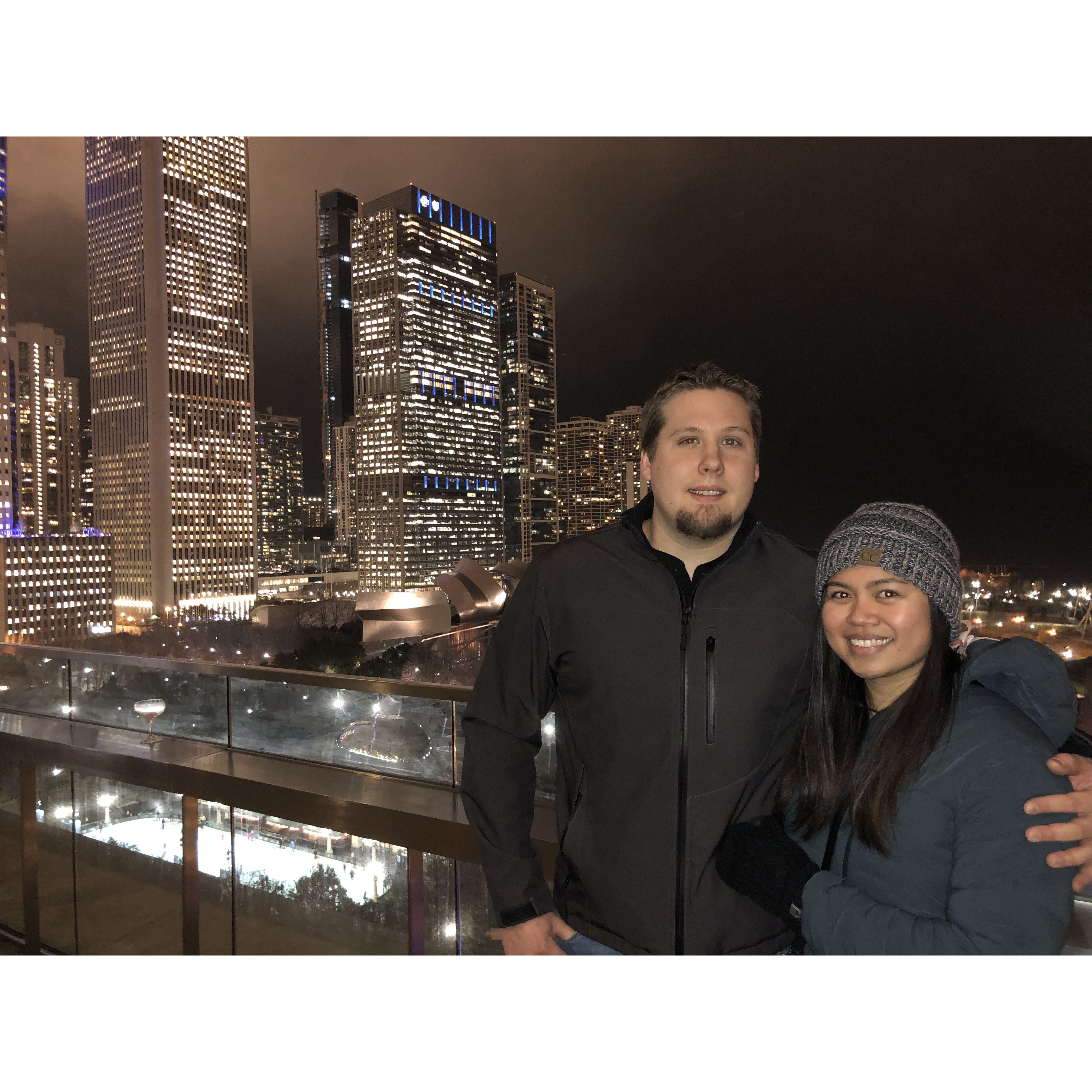We went to Chicago for our first trip together as a couple!
