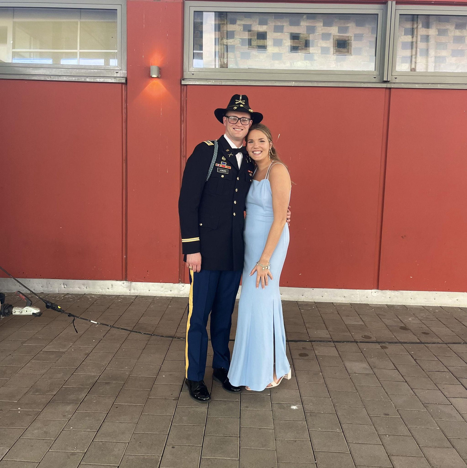 April 2023 - We went to Ryan's squadron ball together :)