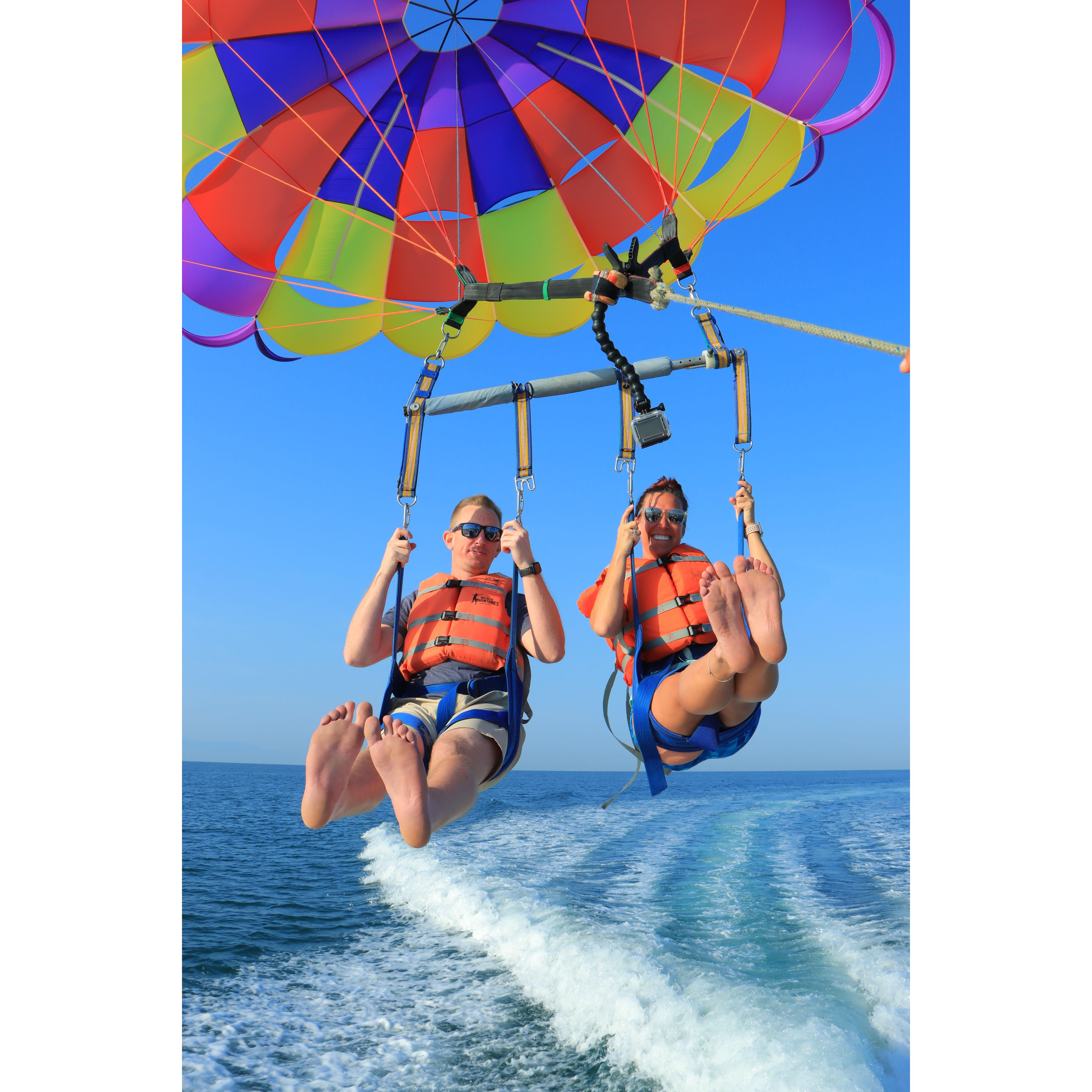 Parasailing in Puerto Vallarta!