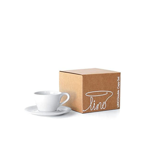 notNeutral 01501350 LINO Double Cappuccino Gift, Set of 2, White
