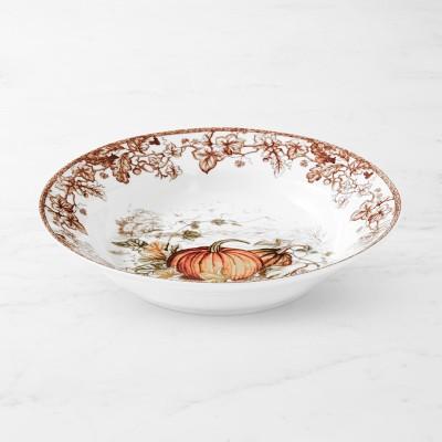 Plymouth Pumpkin Pasta Bowls, Set of 4
