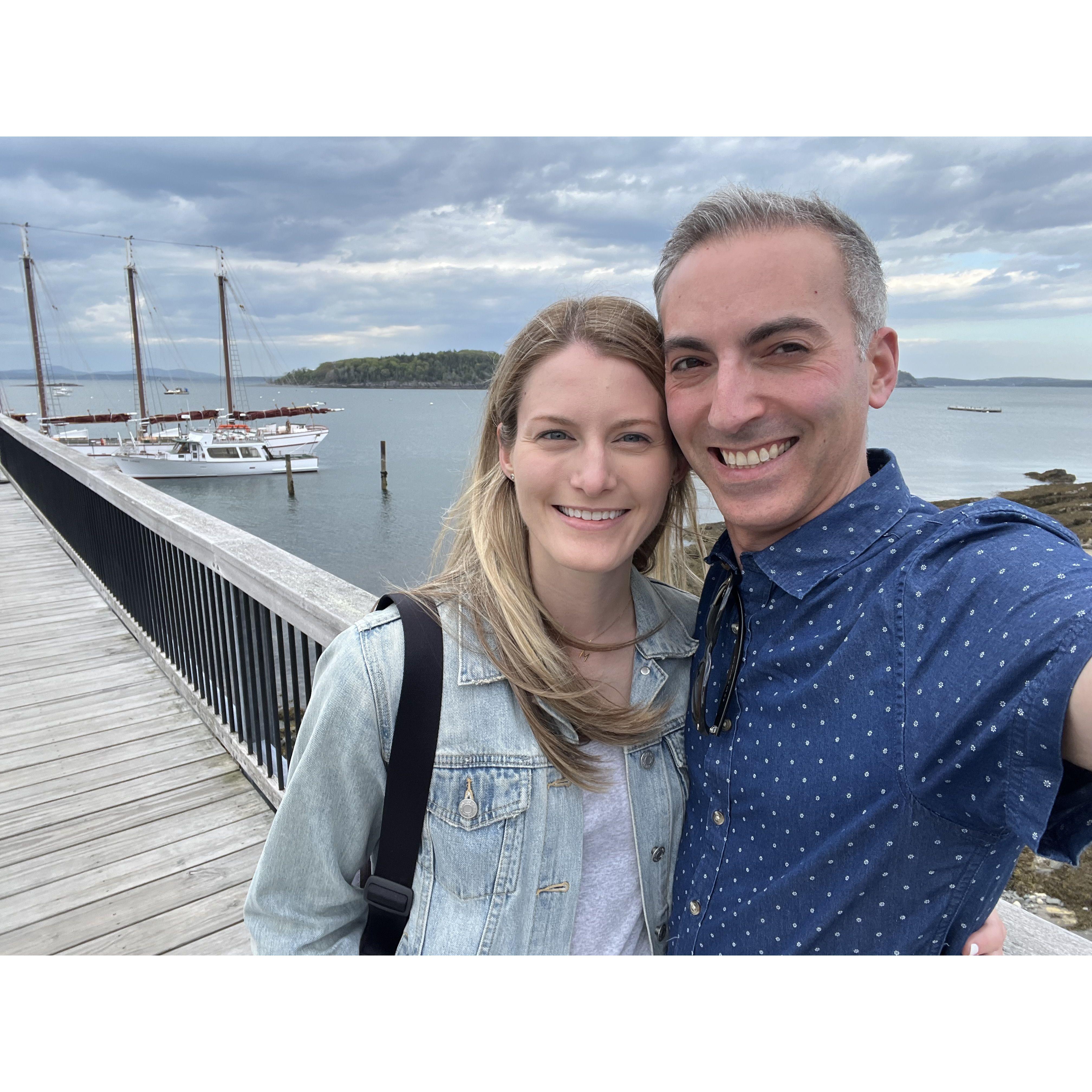 Bar Harbor, ME, before Micah proposed (May 2024)